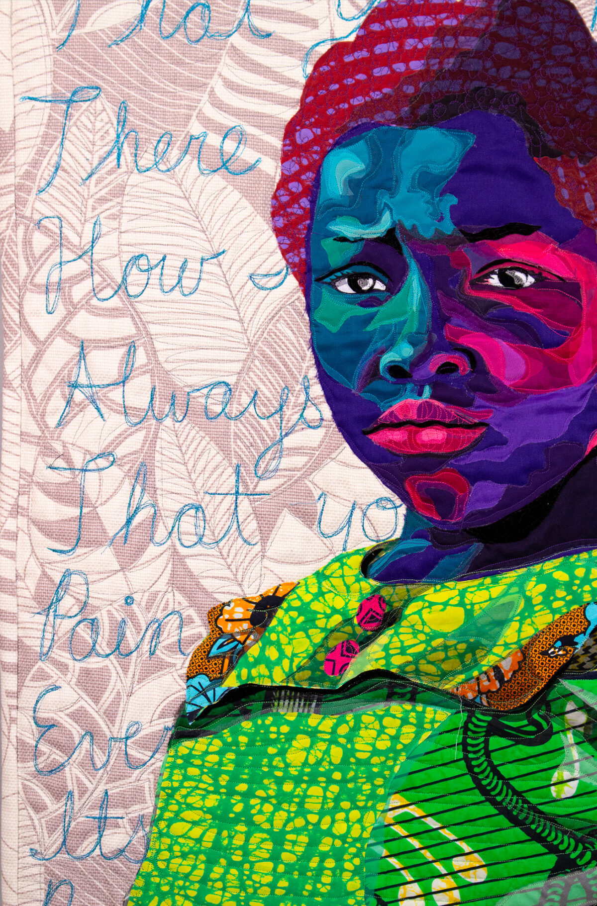Vibrant Portraits Painted With Patterned Fabrics By Bisa Butler 2