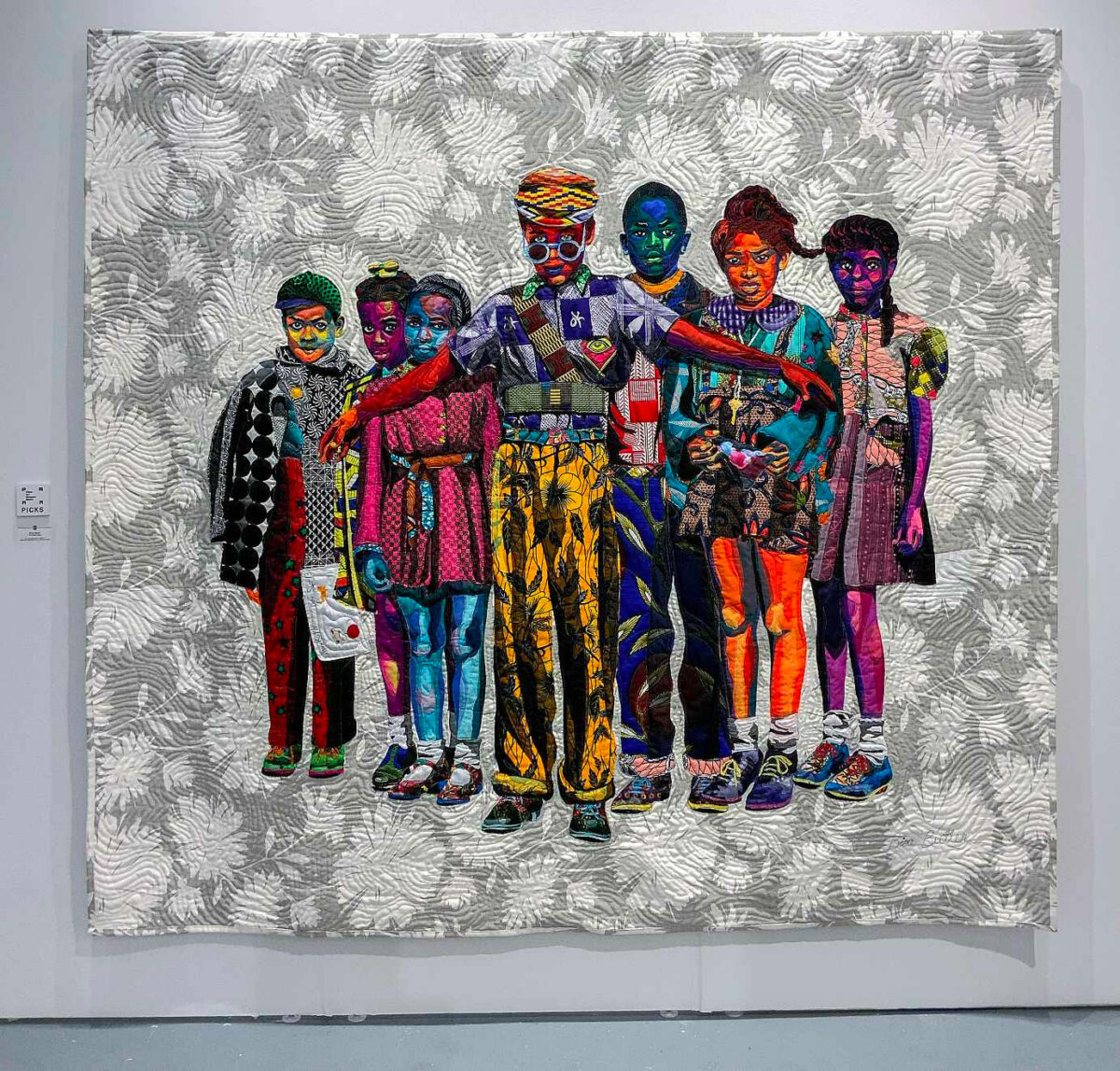 Vibrant Portraits Painted With Patterned Fabrics By Bisa Butler 5