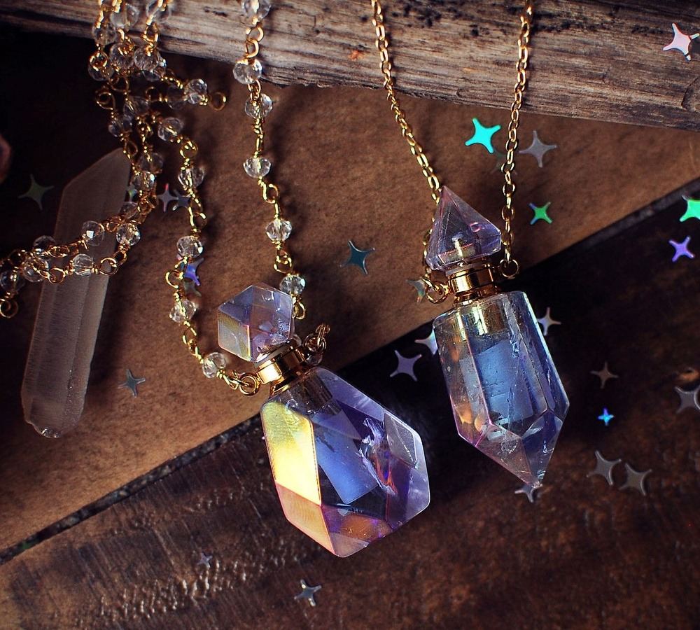 Gorgeous Witchs Potion Bottle Necklaces By Elithien 1