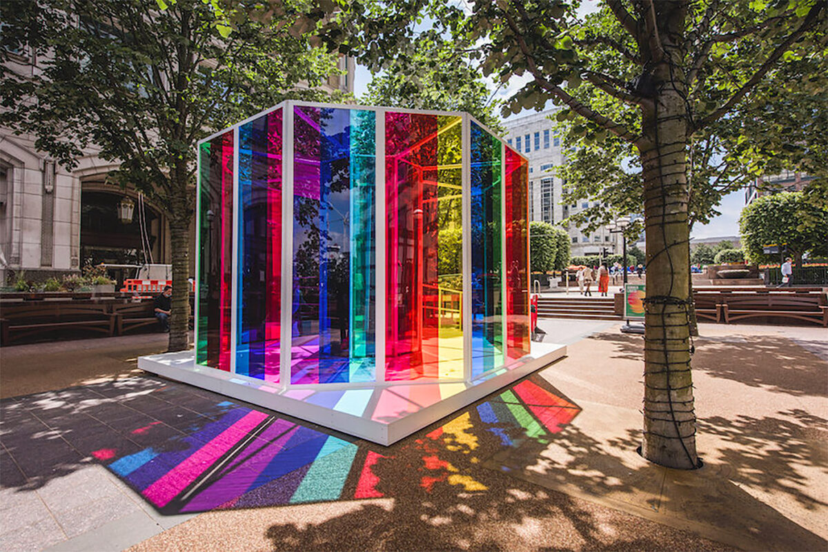 Hypnotic Multicolored Installations By Liz West 8
