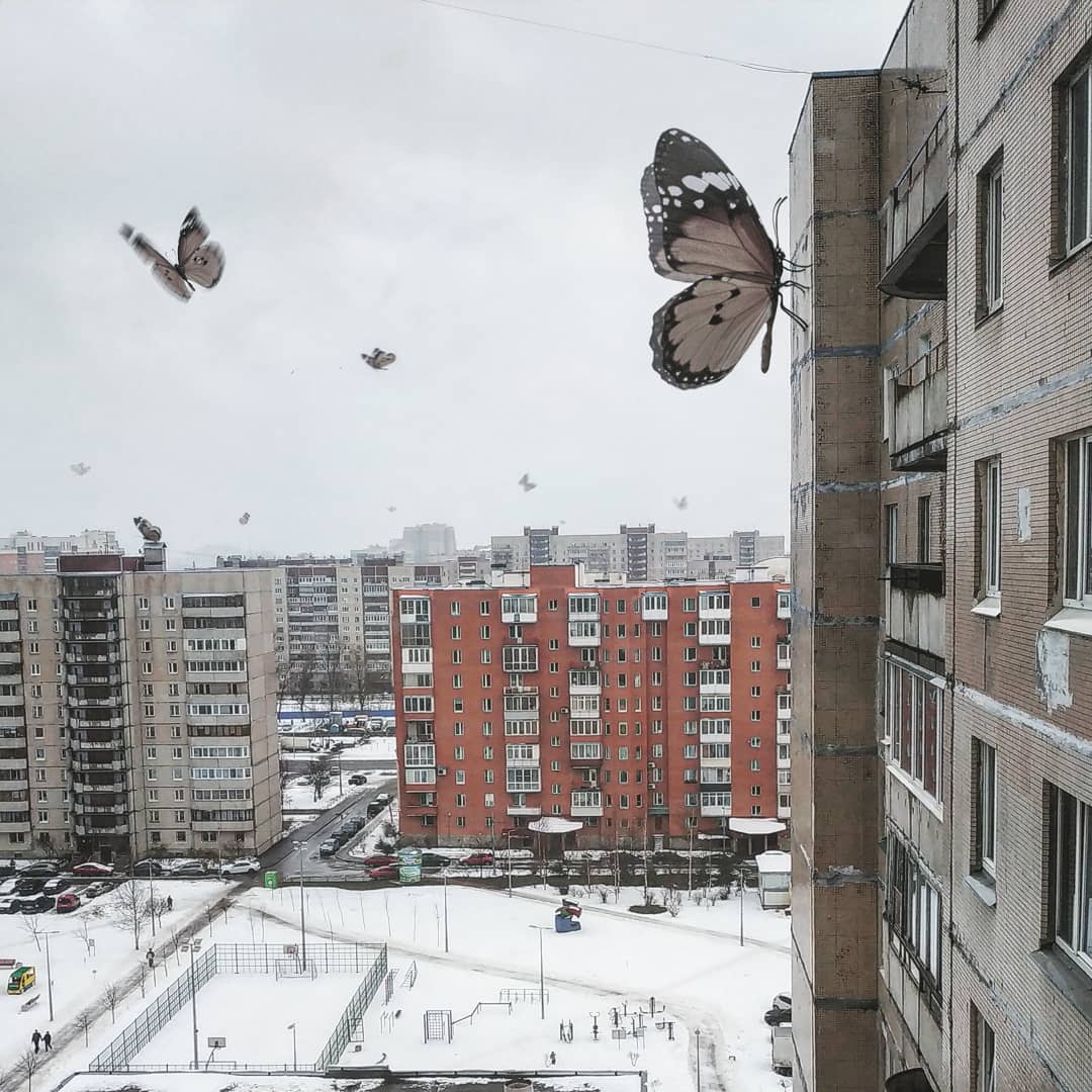 Incredible Compositions Of Giant Animals In Russian Urban Spaces By Vadim Solovyov 7