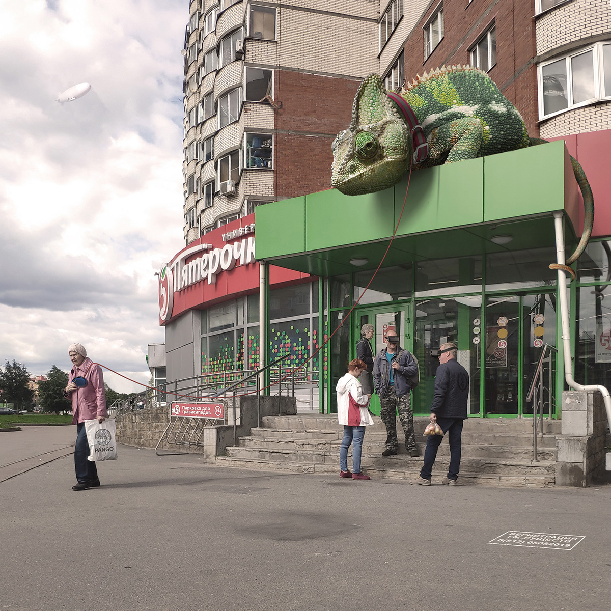 Incredible Compositions Of Giant Animals In Russian Urban Spaces By Vadim Solovyov 9