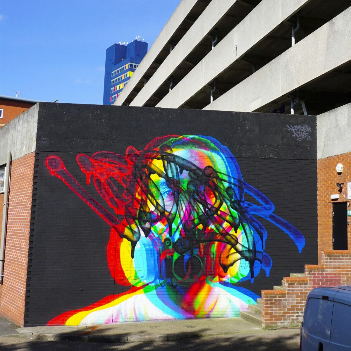 Incredible Large Scale Figurative Murals With Rgb Aesthetic By Aches 5