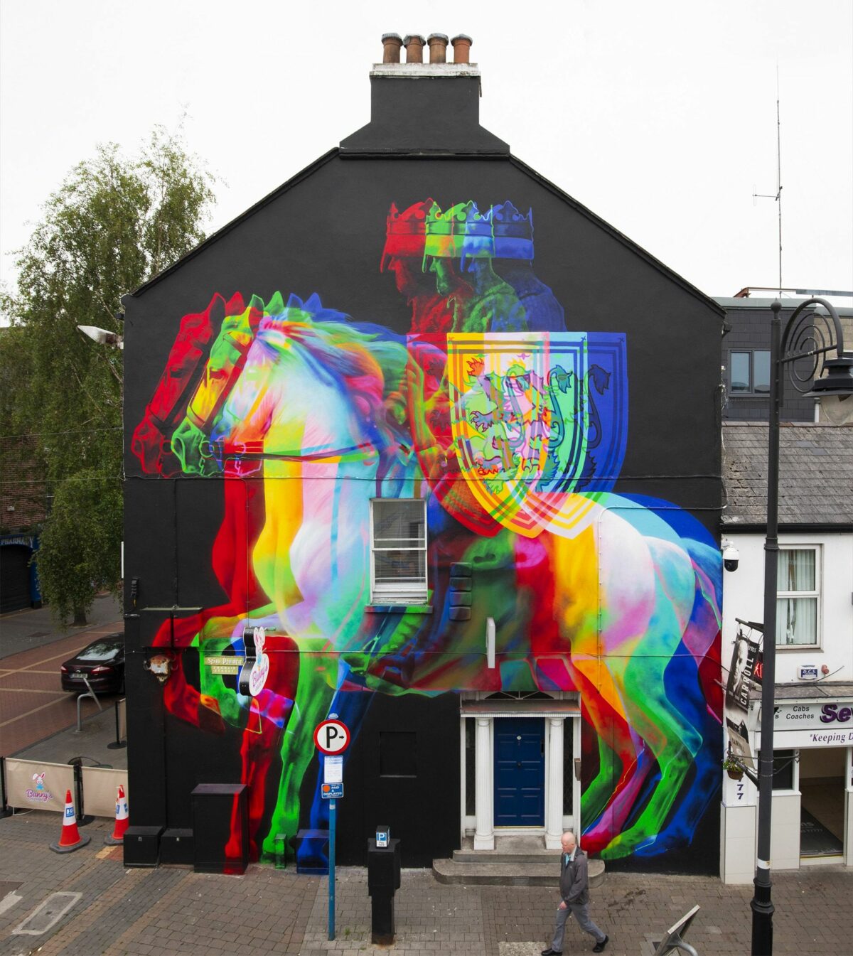 Incredible Large Scale Figurative Murals With Rgb Aesthetic By Aches 7