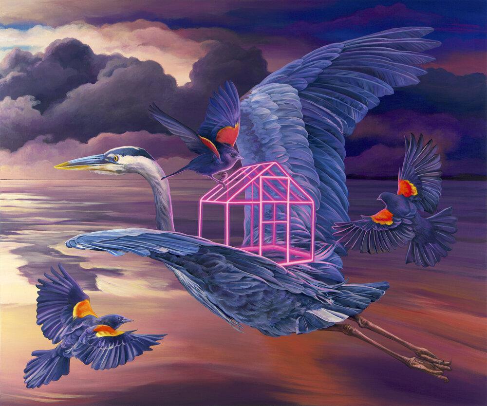 Light My Way Home Sublime Surrealist Paintings By Gigi Chen 2
