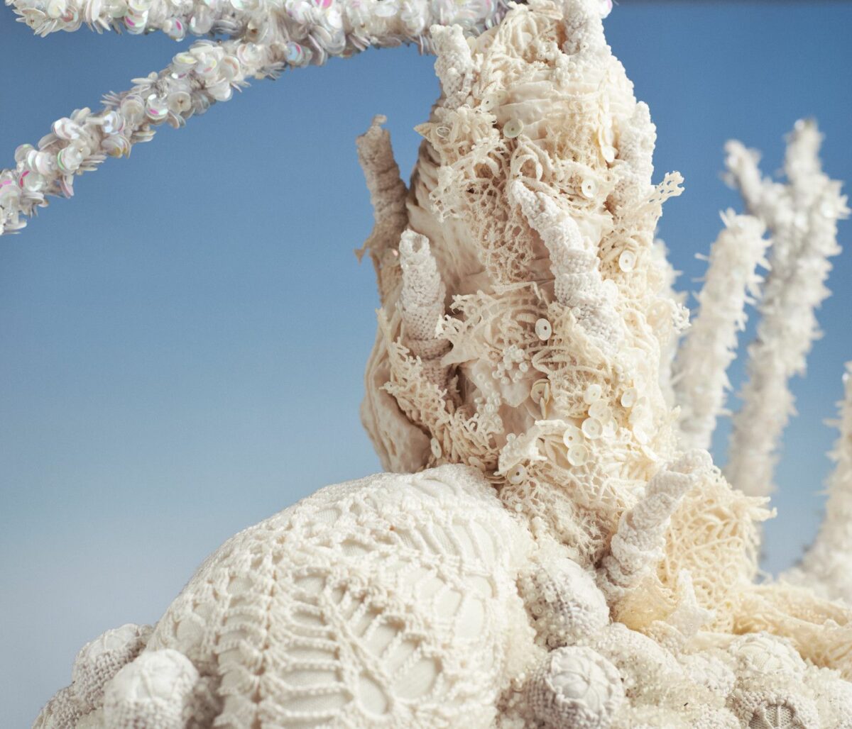 Lungs Of The Ocean Captivating Embroidered Coral Sculptures By Aude Bourgine 10