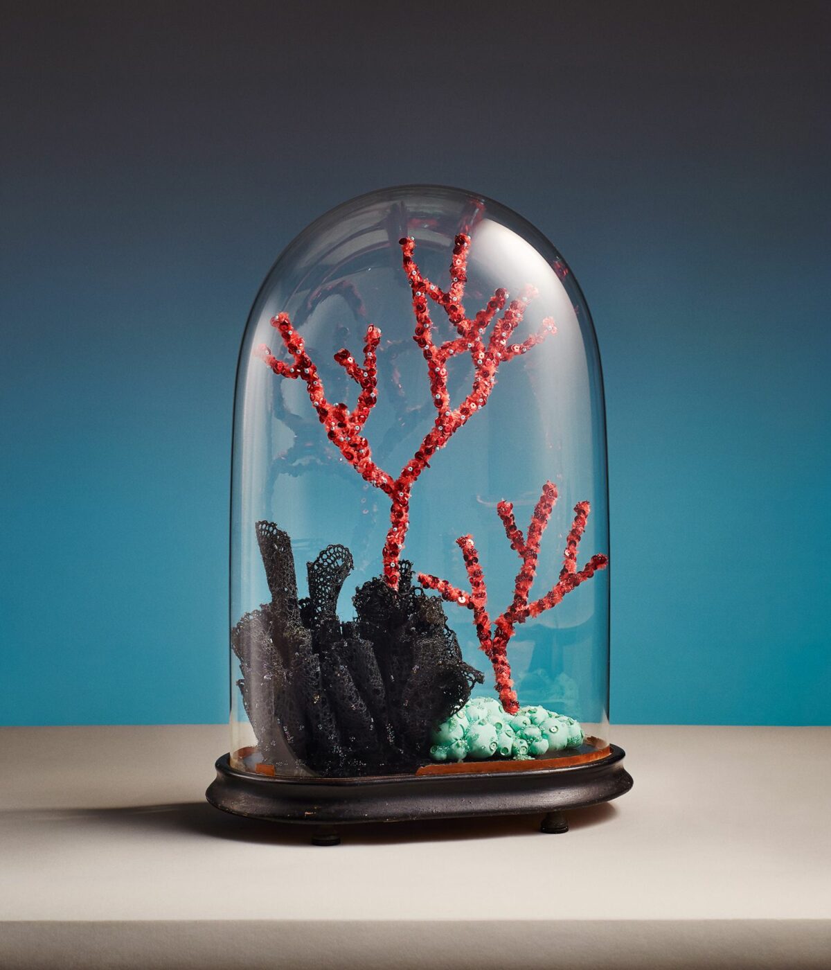 Lungs Of The Ocean Captivating Embroidered Coral Sculptures By Aude Bourgine 13