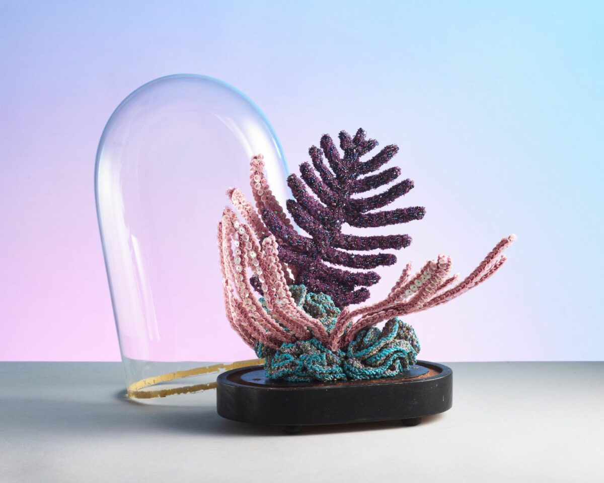 Lungs Of The Ocean Captivating Embroidered Coral Sculptures By Aude Bourgine 8