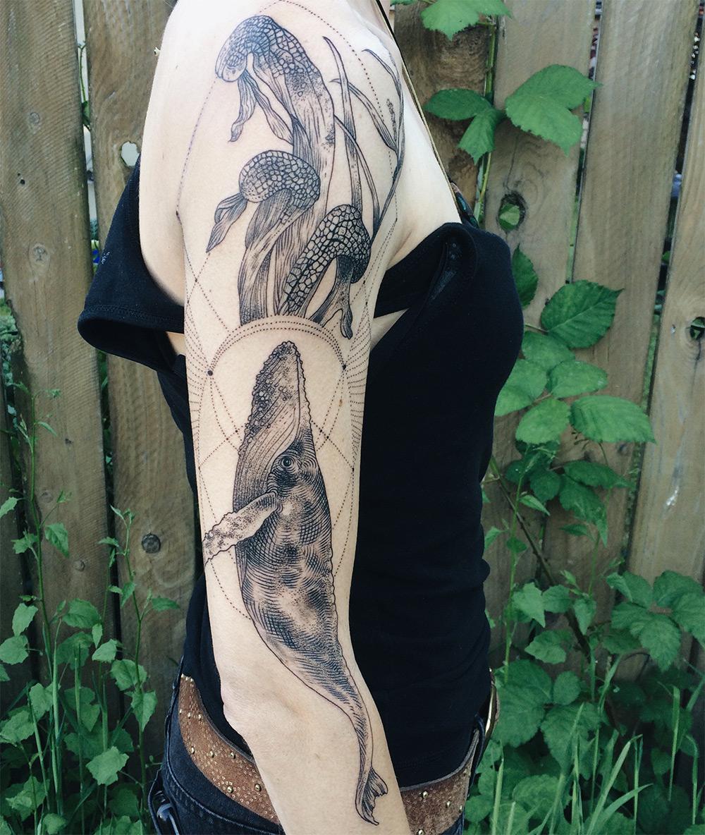 Pretty Tattoos Of Fauna And Flora By Pony Reinhardt 8