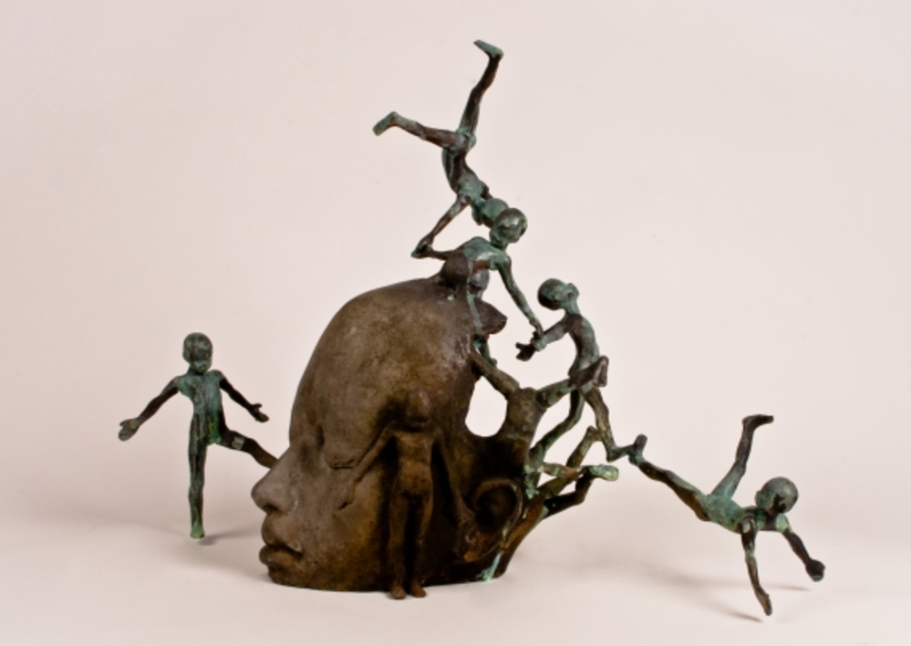 Thoughtful Surrealist Bronze Sculptures By Jesus Curia 19