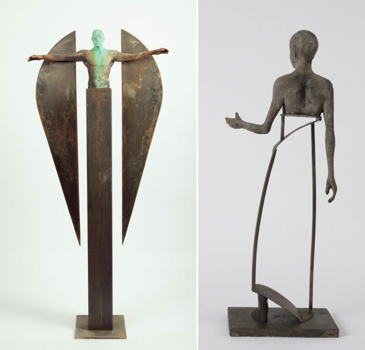 Thoughtful Surrealist Bronze Sculptures By Jesus Curia 9