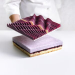 Delightful cakes beautifully decorated with geometric and organic shapes by Dinara Kasko