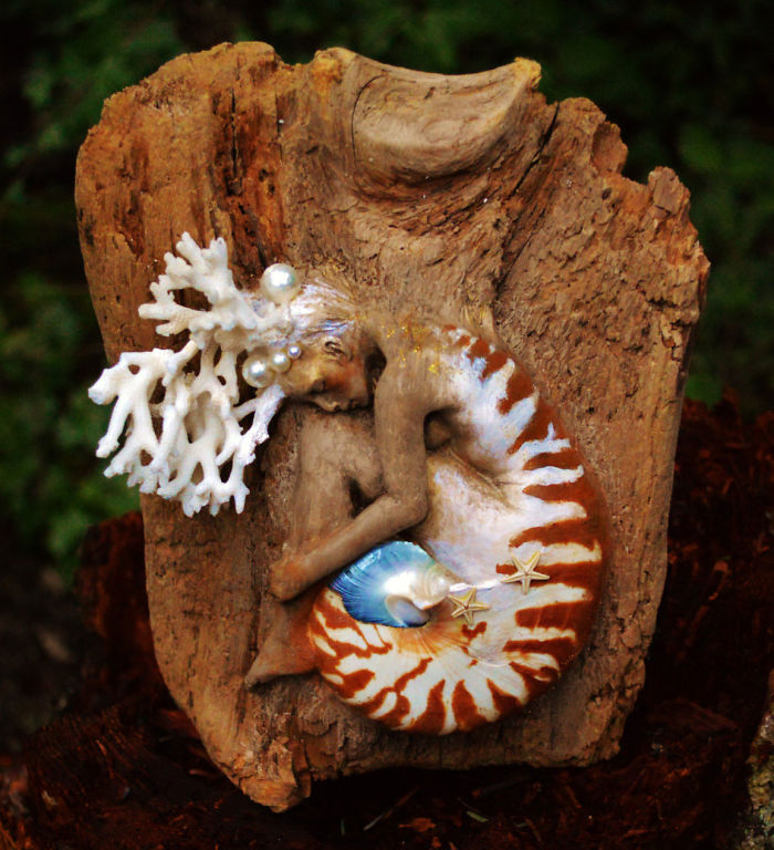 Elements Of Nature Transformed Into Stunning Mystical Sculptures By Debra Bernier 21