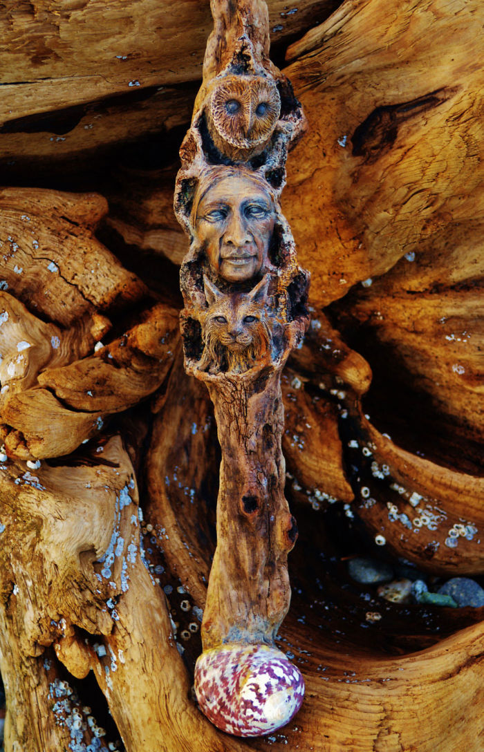 Elements Of Nature Transformed Into Stunning Mystical Sculptures By Debra Bernier 22