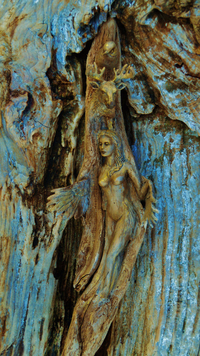 Elements Of Nature Transformed Into Stunning Mystical Sculptures By Debra Bernier 45