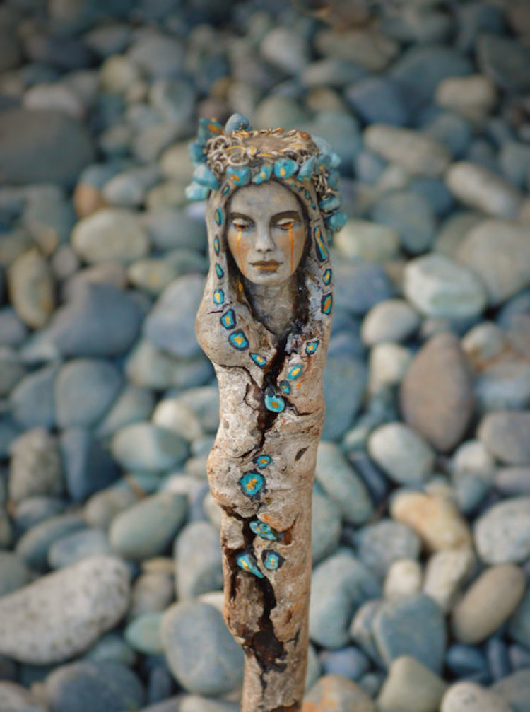Elements Of Nature Transformed Into Stunning Mystical Sculptures By Debra Bernier 7