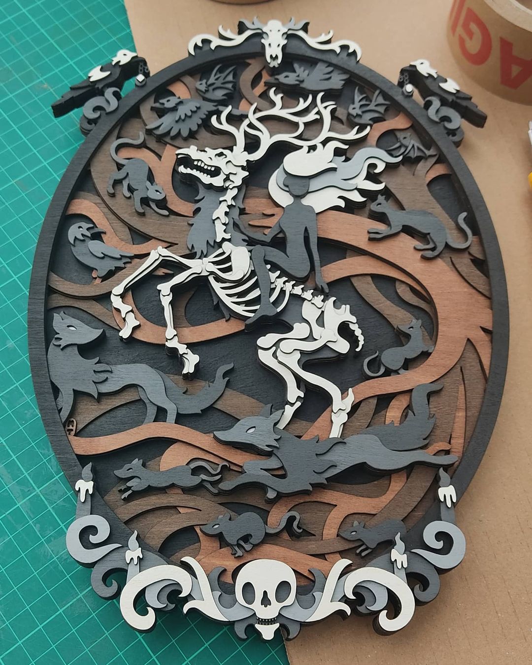 Gorgeous Multi Layered Laser Cut Wood Illustrations By Martin Tomsky 10