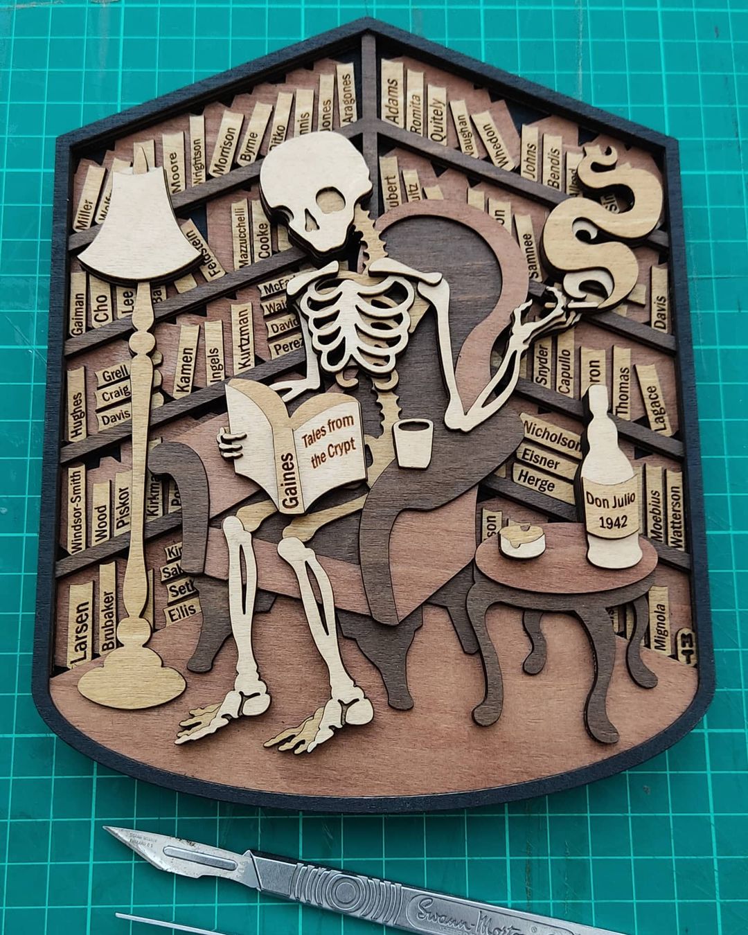 Gorgeous Multi Layered Laser Cut Wood Illustrations By Martin Tomsky 20