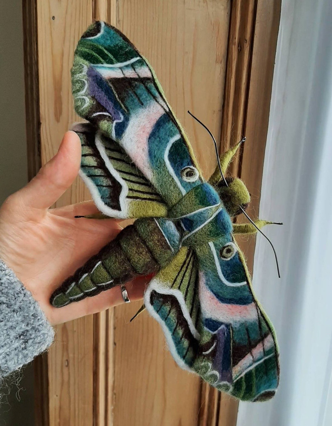 Lovely Realistic Needle Felted Moths By Stella Collins 11