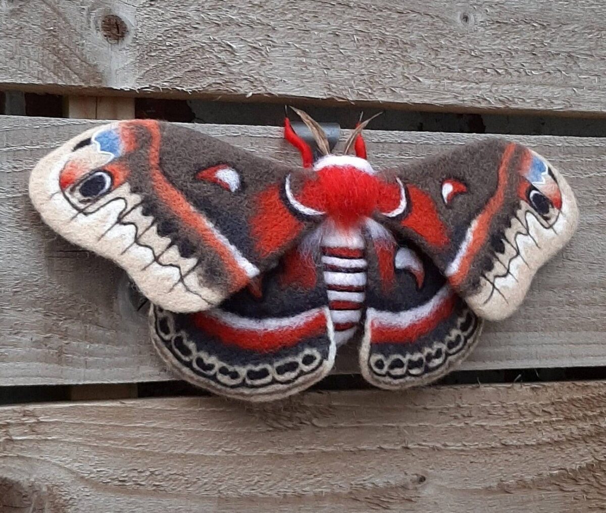 Lovely Realistic Needle Felted Moths By Stella Collins 12
