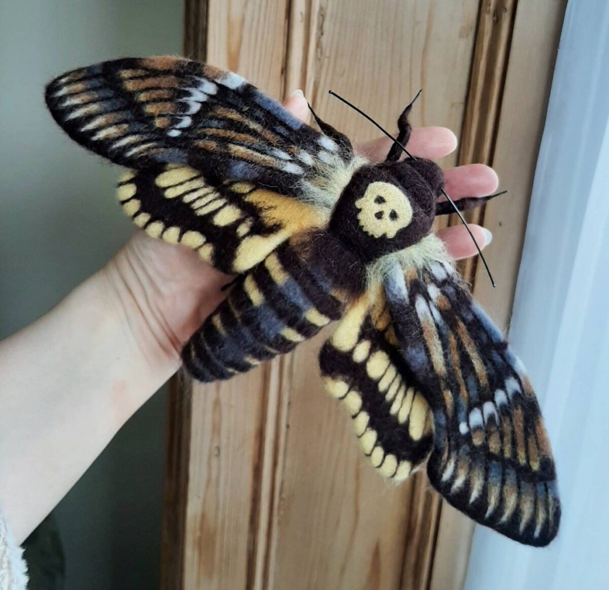 Lovely Realistic Needle Felted Moths By Stella Collins 14