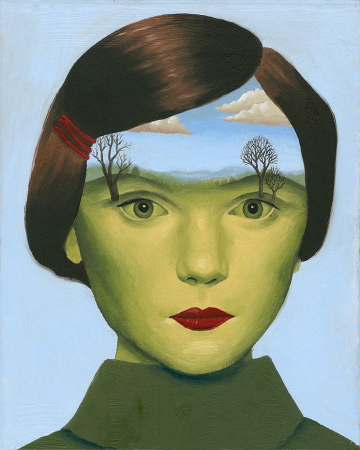 Marvelous Surrealist Portrait Paintings By Aniela Sobieski 12