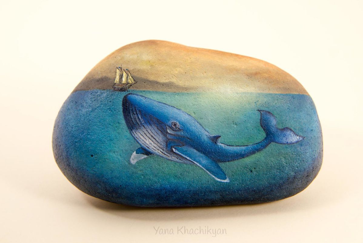 Miniature Worlds Of Tiny Creatures Painted On Stones By Yana Khachikyan 9