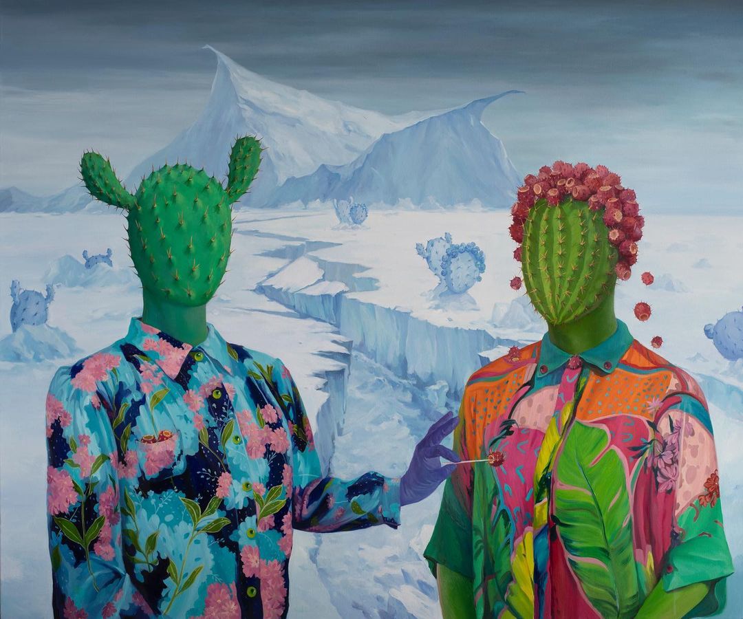 Natural Social Distancing Thoughtful Surrealistic Paintings By Jingyi Wang 13