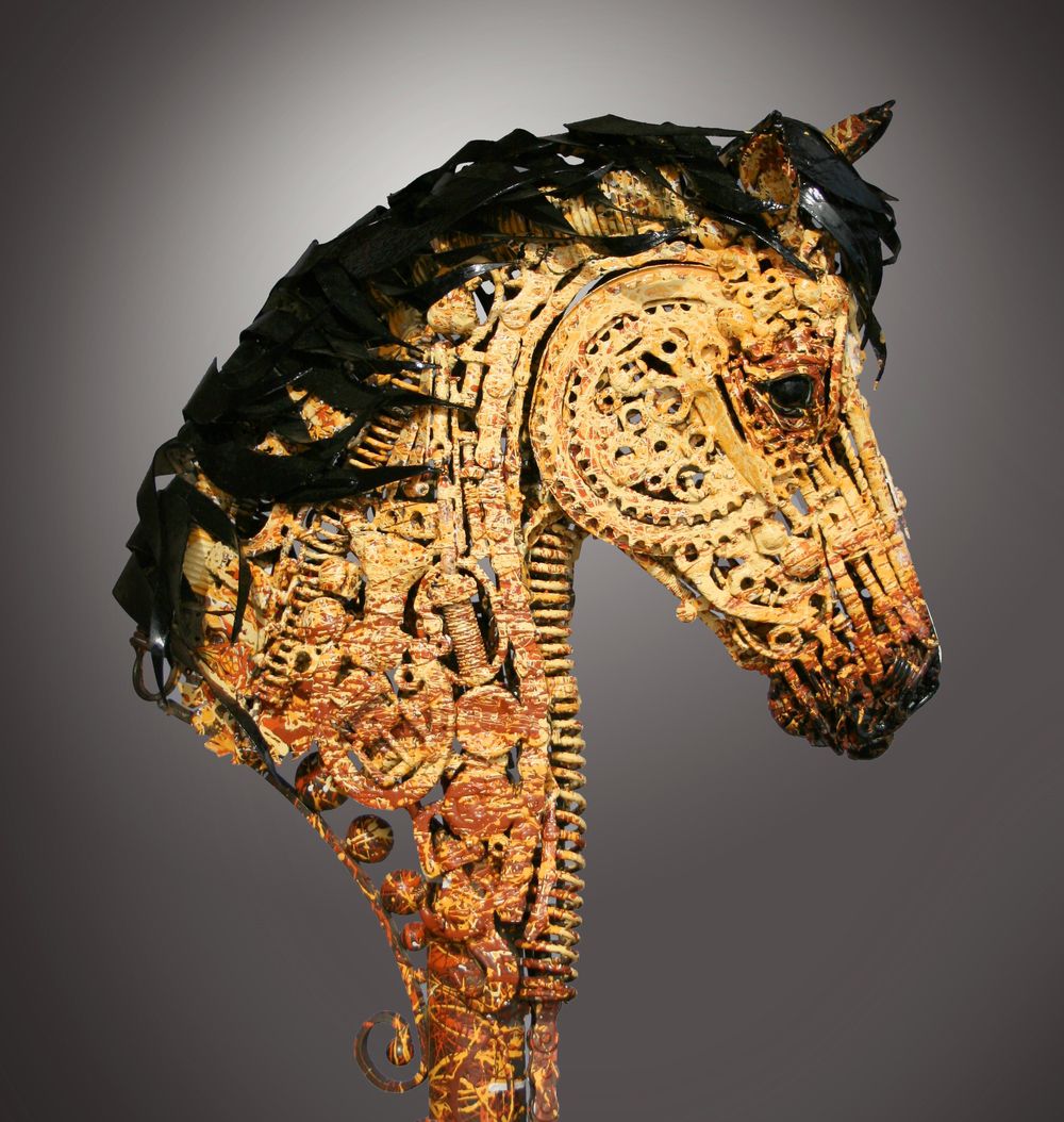 Scrap Metal Turned Into Extraordinary Sculptures By John Lopez 16