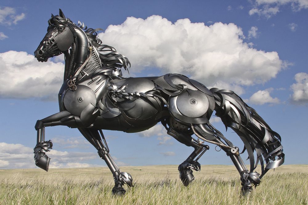 Scrap Metal Turned Into Extraordinary Sculptures By John Lopez 2