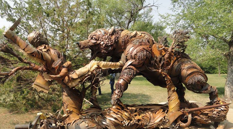 Scrap Metal Turned Into Extraordinary Sculptures By John Lopez 4