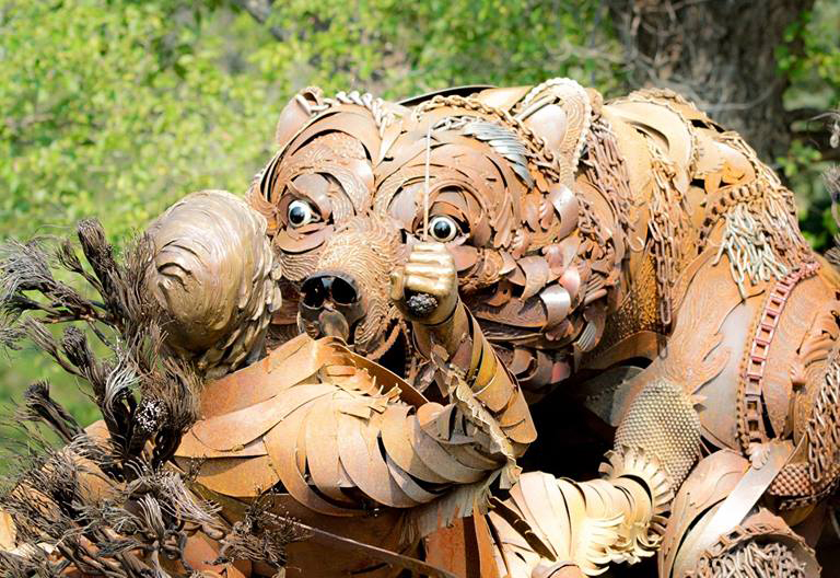 Scrap Metal Turned Into Extraordinary Sculptures By John Lopez 5