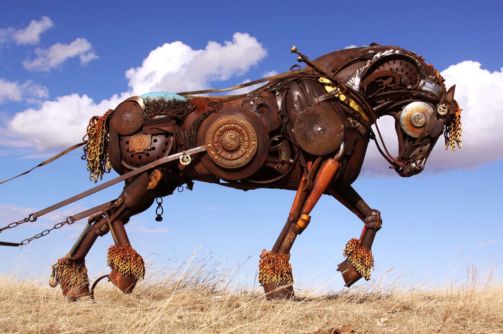Scrap Metal Turned Into Extraordinary Sculptures By John Lopez 6