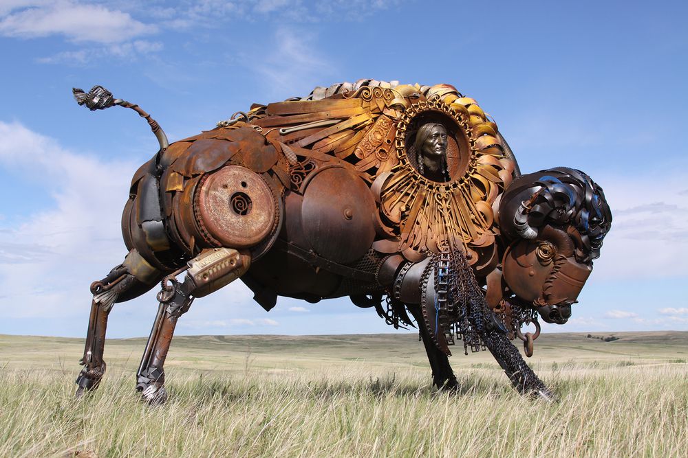 Scrap Metal Turned Into Extraordinary Sculptures By John Lopez 7