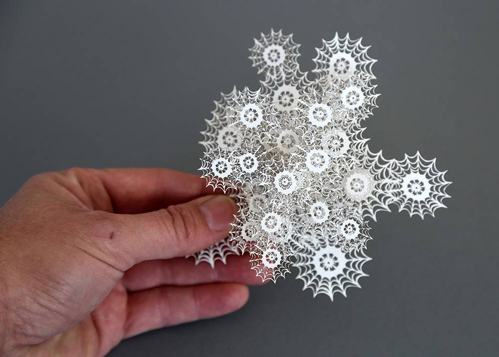 The Beautifully Intricate Paper Cut Sculptures Inspired By Corals And Microorganisms Of Rogan Brown 13