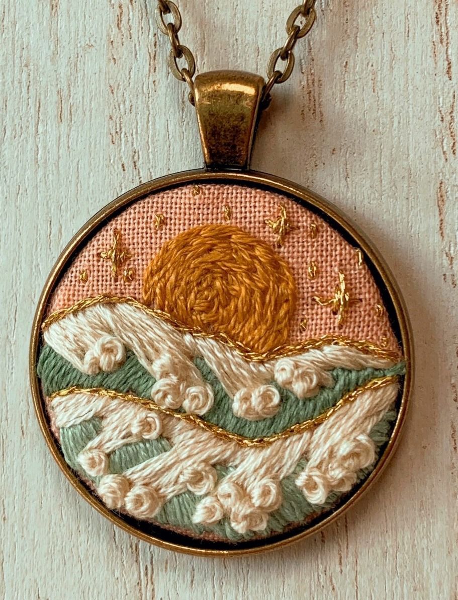 The Unique Embroidered Jewelry Of Erin Essiambre 10