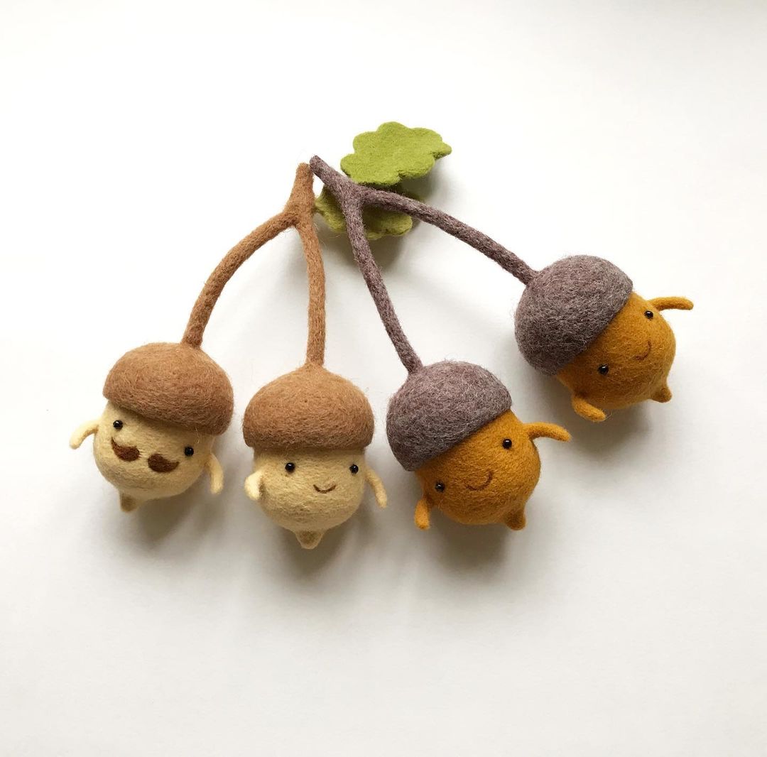 Adorable Needle Felted Sculptures By Manooni 6