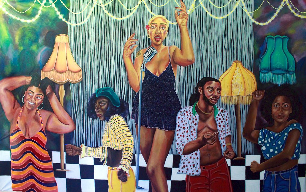 Black Womanhood Enchanting Paintings By Ariel Dannielle 7
