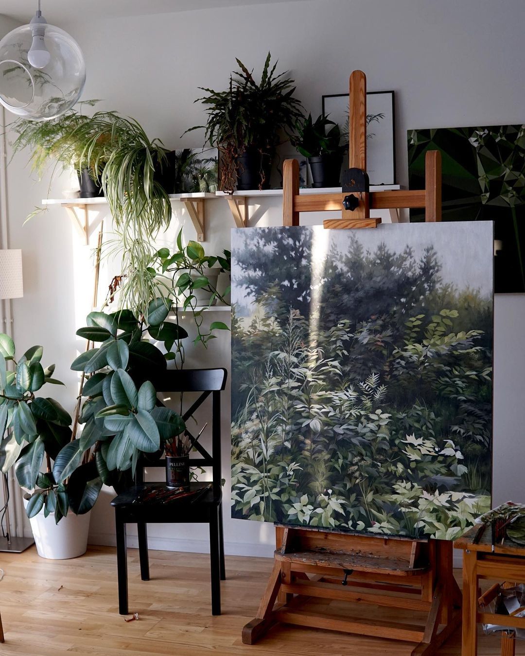 Exuberant Plant Paintings By Ieva Kampe Krumholca 10