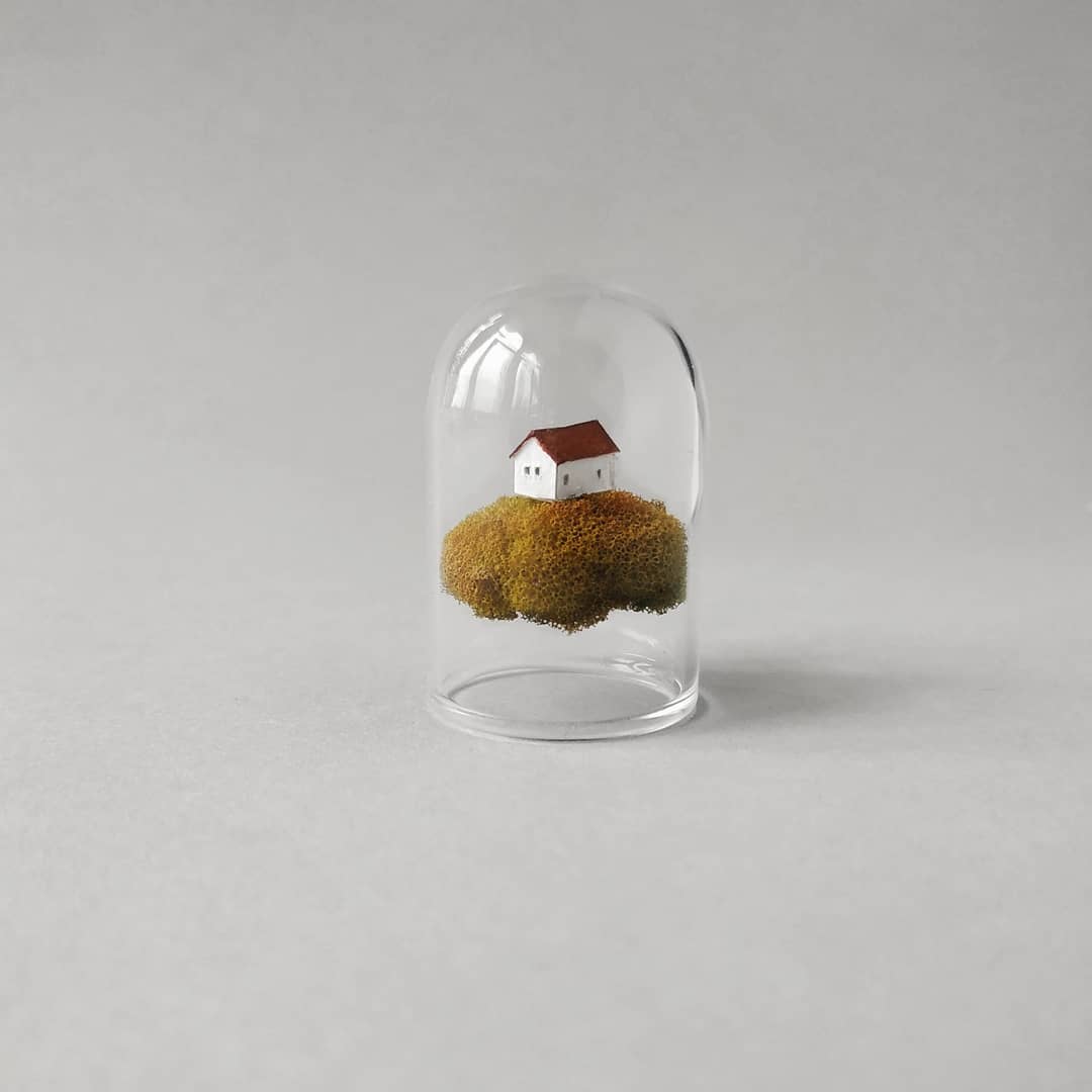 Fantastical Miniatures Encased In Glass Domes By Michael Davydow 12