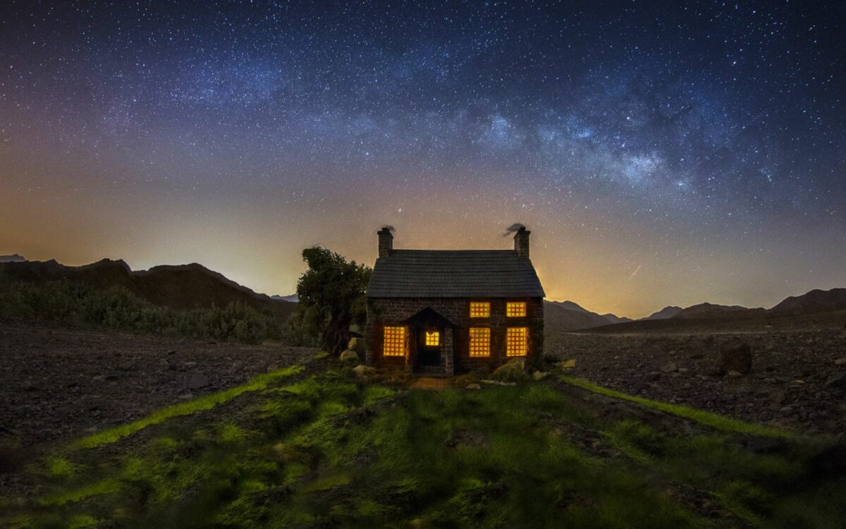 Fascinating Night Photographs Composed Of Miniature Houses By Samy Al Olabi 2
