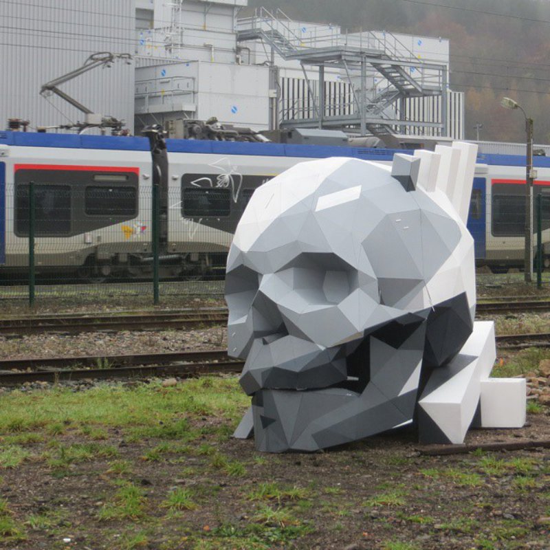 Incredible Geometric Public Space Sculptures By David Mesguich 15