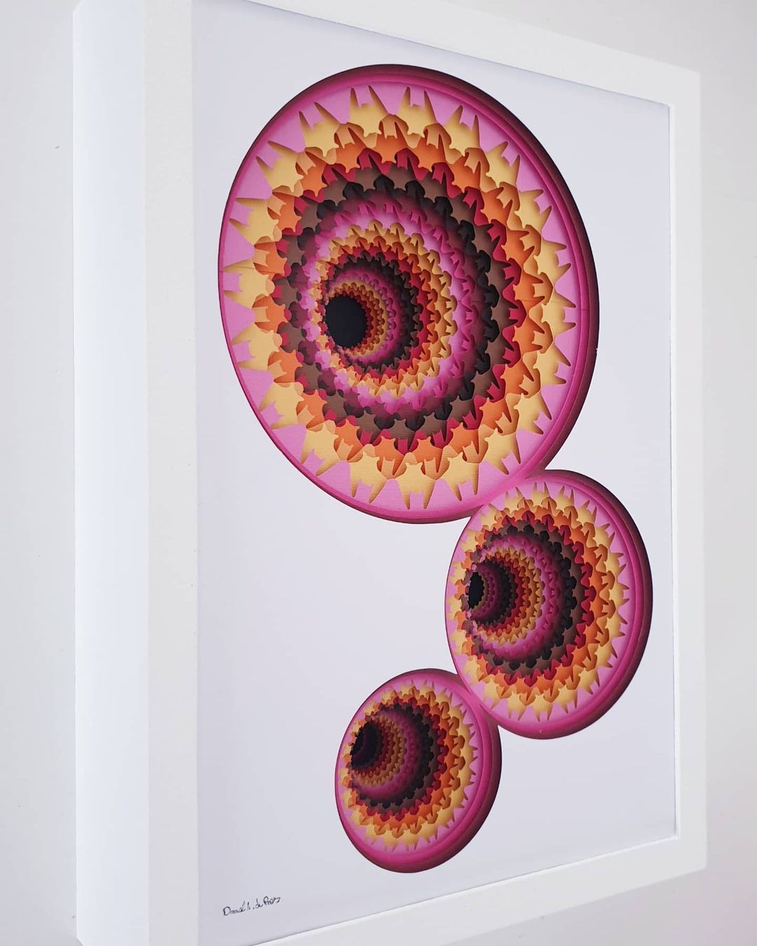 Mesmerizing Paper Sculptures Of Colorful Portals By Daniel A Du Preez 10