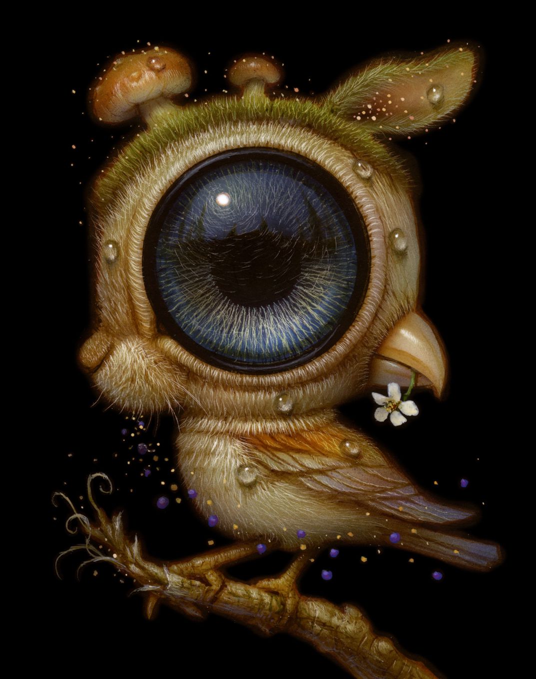 Quirky Fantastical Creatures With Oversized Eyes By Haoto Nattori 11