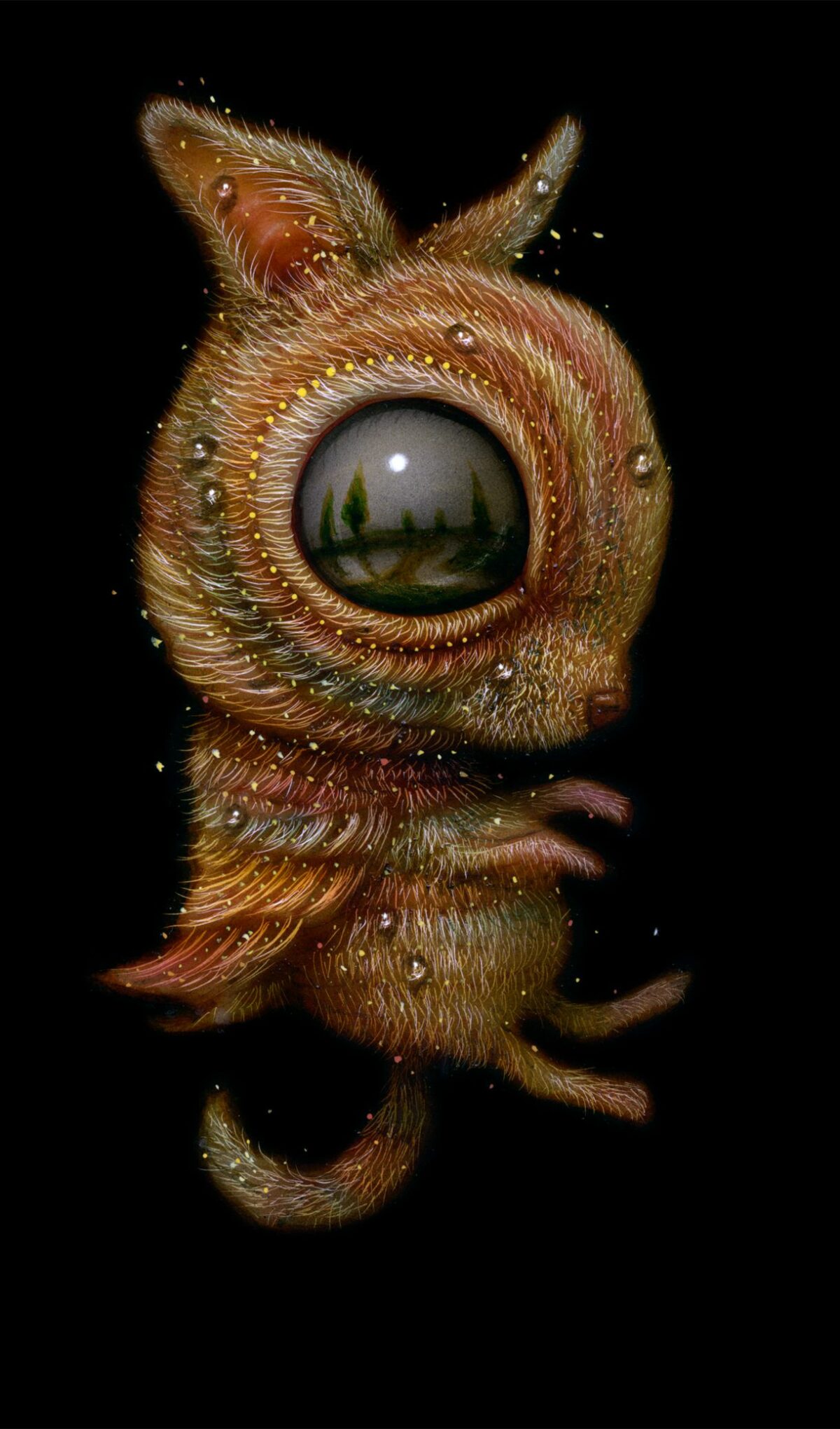 Quirky Fantastical Creatures With Oversized Eyes By Haoto Nattori 13