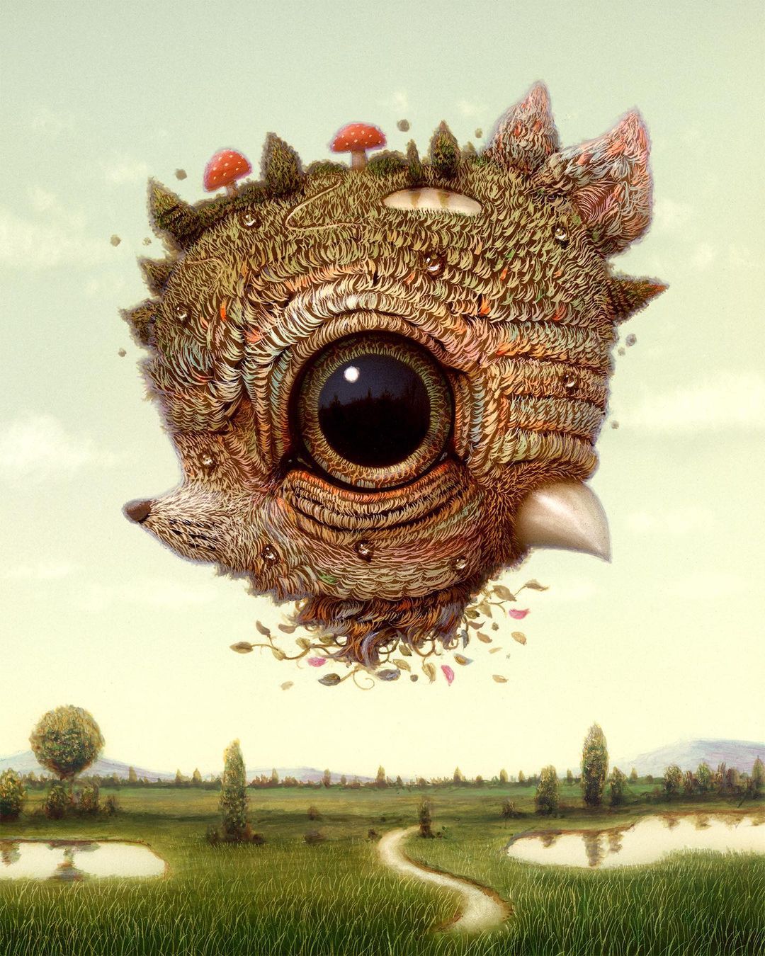 Quirky Fantastical Creatures With Oversized Eyes By Haoto Nattori 16