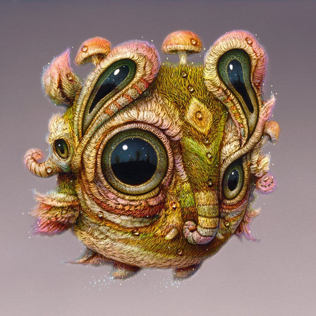 Quirky Fantastical Creatures With Oversized Eyes By Haoto Nattori 23