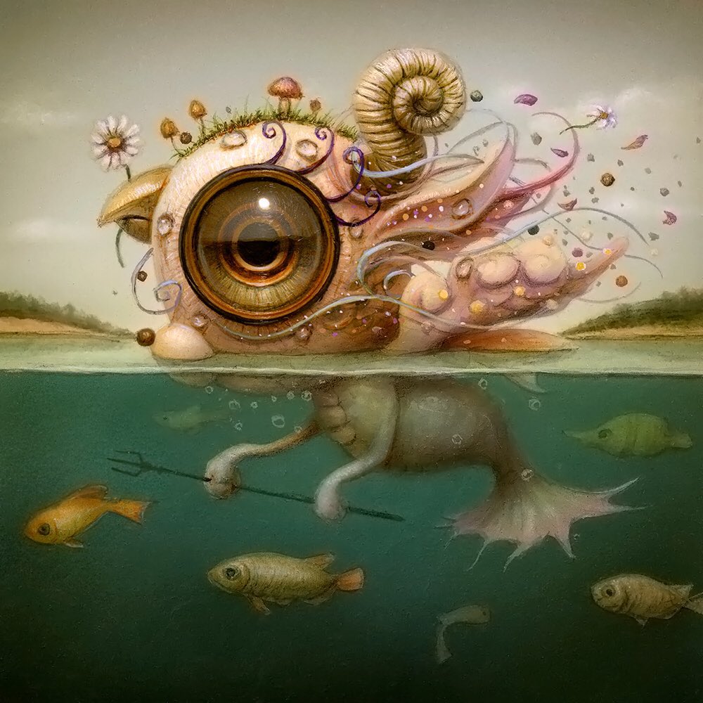 Quirky Fantastical Creatures With Oversized Eyes By Haoto Nattori 25