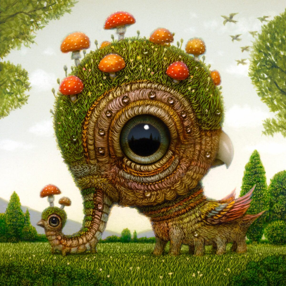 Quirky Fantastical Creatures With Oversized Eyes By Haoto Nattori 5