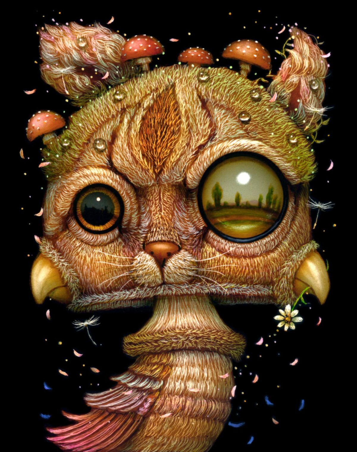 Quirky Fantastical Creatures With Oversized Eyes By Haoto Nattori 6